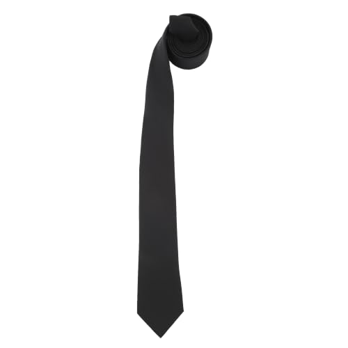 Image of Men's Microfiber Slim Tie, Matte Finish Necktie for Formal Wear