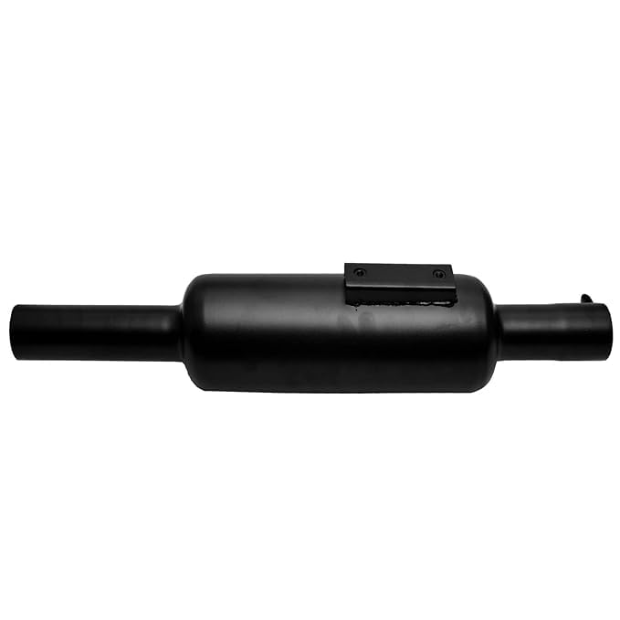 WORDZ Short Bottle Short Mouth Empty Long Punjabi Dholki Silencer Suitable For Royal Enfield Reborn Classic 350 (Black)-image-38