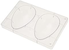 Idea Regalo - Decora 0050054 Stampo Professionale per Uova di Cioccolato, In Policarbonato, 2 Cavità, 150 x 100 mm, Ideale per Realizzare un Uovo Lucido e Croccante, Design Professionale, Made in Italy