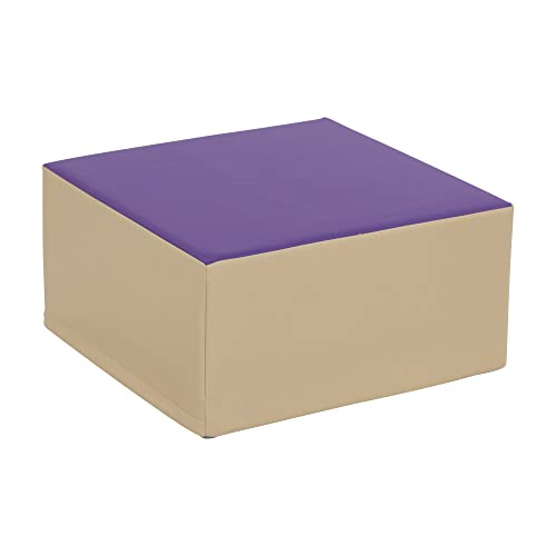 ECR4Kids SoftZone Junior Mix n' Match Pedestal, Beginner Playset, Purple