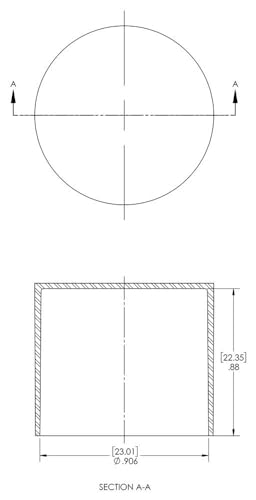 Image of Caplugs SC-1202 SC Series - Plastic Sleeve Cap for Tube Ends, 500 Pack, Red LD-PE, 0.906 inch W x 0.88 inch L Threaded and Non-Threaded Tubing, Rods, Masking, Painting, Plating, Grit-blasting (Q12021AK1)