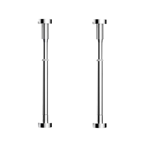 2 Pack Undermount Kitchen/Bathroom Sink Brackets - Adjustable Stainless Steel Support for Sinks, Undermount Sink Brackets,Adjustable Support Pole,Undermount Sink Repair Kit(35-50cm)