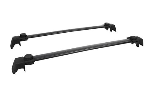 Barres de toit en alliage d'aluminium aérodynamique pour Jeep Compass
