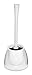 Produktbild WENKO WC-Garnitur Fiesta Weiß/Transparent - WC-Bürstenhalter, Polystyrol, 14.5 x 37 x 14.5 cm, Weiß