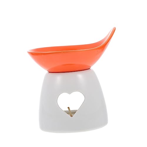 OFFSCH 1set Ceramic Chocolate Melting Pot and Ice Fondue Practical Stain-resistant Easy to Clean for Melting Chocolate Butter and Cheese for Baking and Cooking Enthusiasts