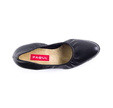 PAOUL - Promenade | Scarpe da Ballo Décolleté Donna col Tacco 1040_60R Vitello Nero, Danze Standard e Ballo Sociale