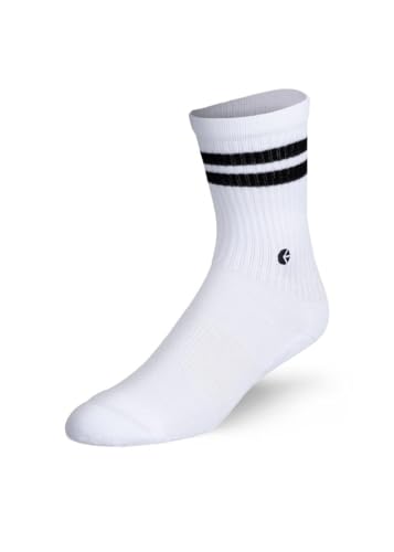 Ethika Women's Crew Sock | Black Stripe