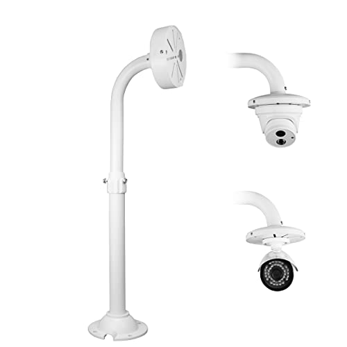 Support de fixation pour caméra de sécurité dôme universel mural en L 40-63 cm