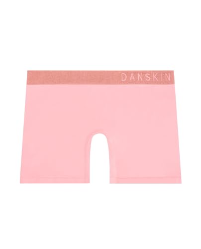 Danskin Girls 3-Pack Seamless Boyshort Underwear with Lurex Logo Band2