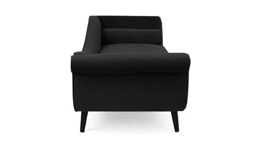 Image of Rosewood 2-Seater Settee Sofa Diwan Couch for Home and Living Room