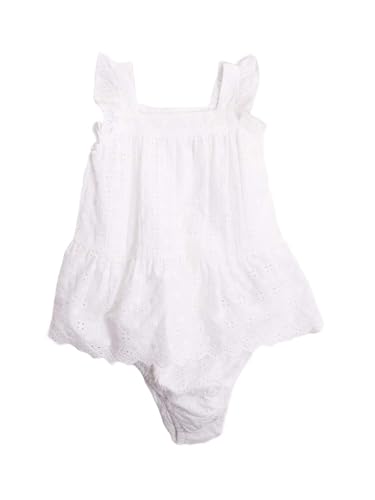 Robe enfant blanche Losan design épuré et tissu fluide confortable