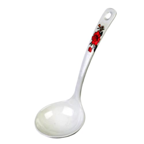 FSE 7001TL Soup Ladle, 1 oz., 7" x 2-1/2", one-Piece, Break-Resistant, Dishwasher Safe, Hanging Hole, Melamine, Thailand, Pack of 12
