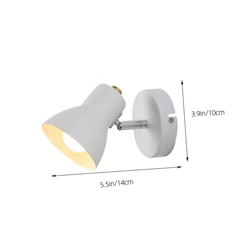 Aplique de pared interior creativo para pasillos oscuros lámpara de hierro y madera 3