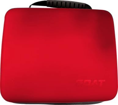 GOAT Premium Darts Locker Wallet, Red, 23x20x8cm, 4 Sets Capacity with Accessories Storage