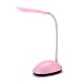Lampa biurkowa LED, lampa stołowa z ciepłym białym światłem i zasilaniem bateryjnym, lampa do czytania Morden, przenośna lampka nocna do czytania do domowego biura Study Book Sypialnia,Pink