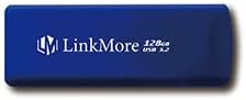 Lot De 3 Clés USB 64 Go LinkMore – Vitesse Lecture 100 Mo/s, USB 3.2 – Design Coulissant, Bleu Royal