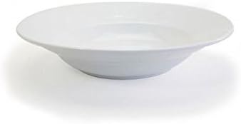 BIA Cordon Bleu - Cuenco para pasta de porcelana blanca de 12 pulgadas de ancho, 20 onzas