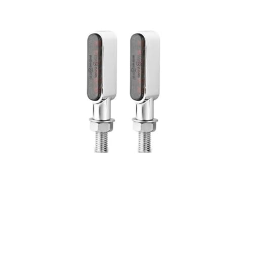 Clignotants LED pour Moto Visibilité Maximale Ambre Cafe Racer 12V