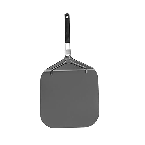 WATIIFUFU 1 Pc Spatola per Pizza Buccia da Forno Pala della Pizza Paletta per Pizza Pieghevole Pala Alza Torte Pala per Girare La Pizza Pala da Forno Pala per Pizza Plastica Black