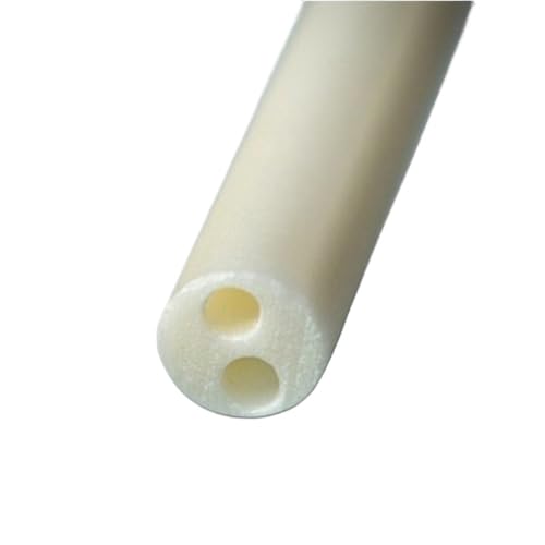 1�̃A���~�i�Z���~�b�N�`���[�u����M�d�Εی�A���x����pAl2O3�f���A���z�[���p�C�v(8x2x100mm)