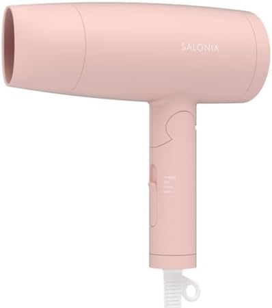 （04:00時点） [2025年春夏限定] SALONIA サロニア スピーディーイオン ドライヤー 大風量 速乾 軽量 マイナスイオン ヘアドライヤー SAL24013PM メロウコーラルピンク