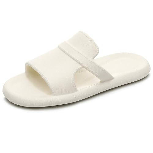 Women's House Slippers Shower Shoes Outdoor Indoor Slides Soft Flat Comfy Anti-Slip Sandals