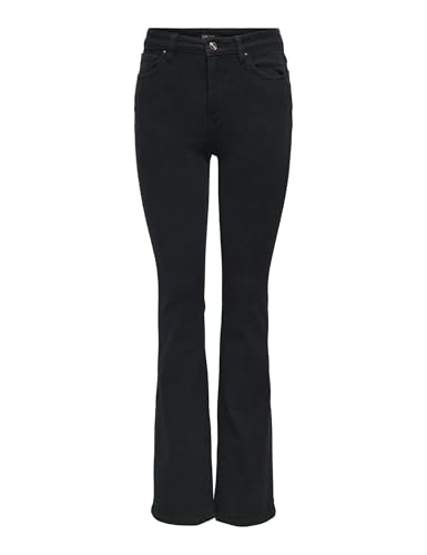 Jean flared femme ONLY Onlmila Hw denim évasé bleu