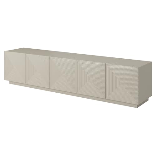 Lomadox Lowboard 200 cm in Kaschmir