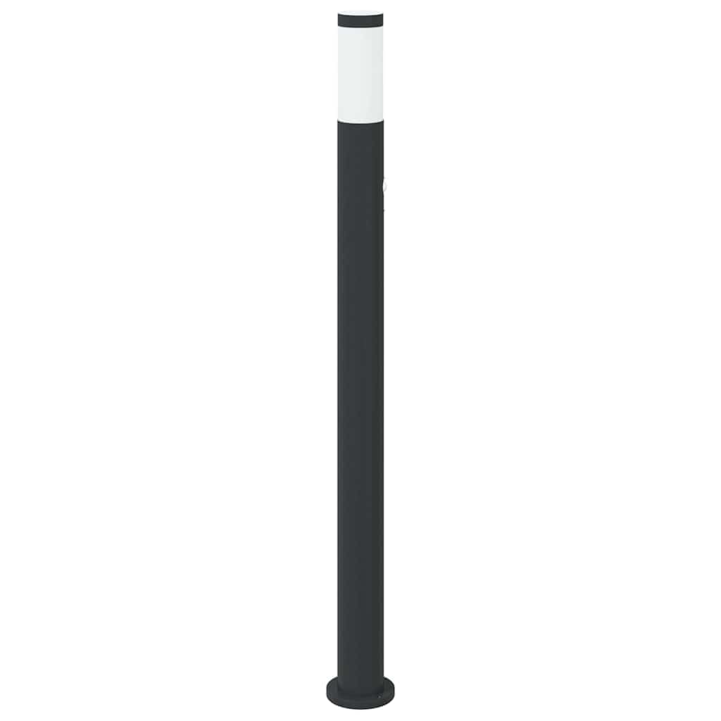 Zewnętrzny słupek świetlny 110 cm ze stali nierdzewnej IP44 z czujnikiem