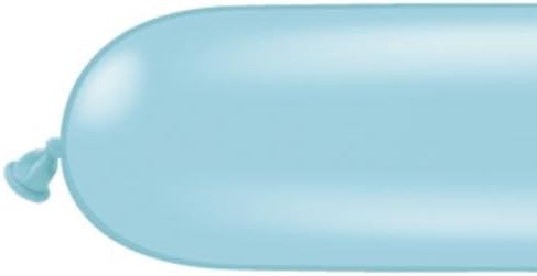 Qualatex 350Q Medium Sized Twisting Balloons, Caribbean Blue - Pack of 100