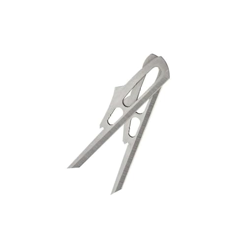 RAGE Broadheads Replacement Blades for Hypodermic NC Crossbow – 3 Pack, Silver, One Size (R38205)