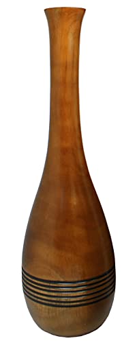 Vase en bois de manguier de 51 cm pour sublimer votre salon bohème
