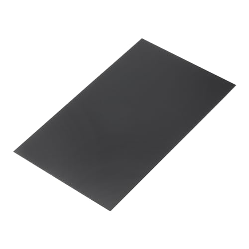 Image of MECCANIXITY Black ABS Plastic Sheet 10 x 6 x 0.04 Inch for Building Model, DIY Crafts, Panel, Pack of 1 Pcs