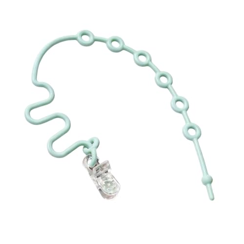 Sujeta juguetes de silicona - Correa de seguridad | Correa ajustable de silicona para mordedor, cordón anticaída de juguetes para cochecito silla alta biberón chupete asiento de coche, 20-40cm