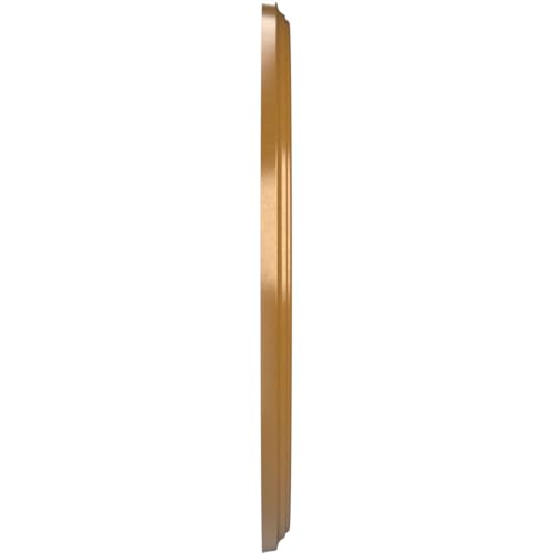 Image of Ekena Millwork CMP16BEDVG Berkshire Thermoformed PVC Ceiling Medallion (Fits Canopies up to 7 inch), 16 inchOD x 3 1 /2 inchID x 1 inchP, Universal Aged Metallic Vintage Gold