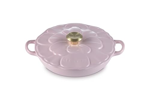 Le Creuset Enameled Cast Iron Petal Braiser 2.25 qt. Chiffon Pink