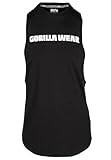 Gorilla Wear - Milo Drop Armhole Tank Top - Schwarz - Bodybuilding Sport Alltag Freizeit mit Logo Aufdruck leicht und bequem für optimale Bewegung aus Baumwolle, XL