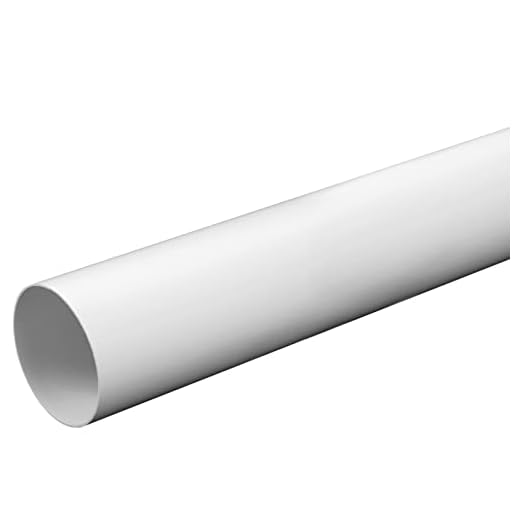 Pepeo 202310005 PVC 100/05 - Tubo de ventilación, color blanco