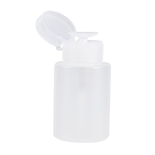 Generic Dispensador de Bomba para Uñas, Botella Removedora de Líquido con Alcohol para Maquillaje Artístico de Uñas, 120ml, Plástico, Rosa
