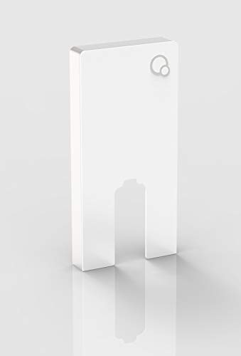 Weißglas Sanitärmodul für Stand-WC inkl. Betätigungsplatte – Bild 4