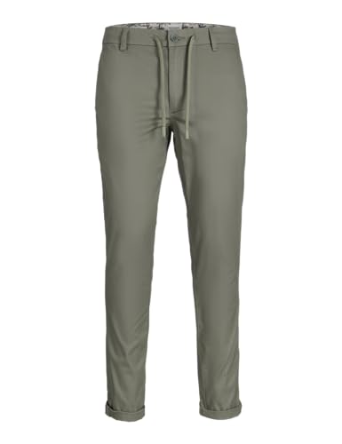 JACK & JONES Herren Hose Jpstmarco Jjsummer Chino, Agave Green, 31W / 36L – Ansicht 1