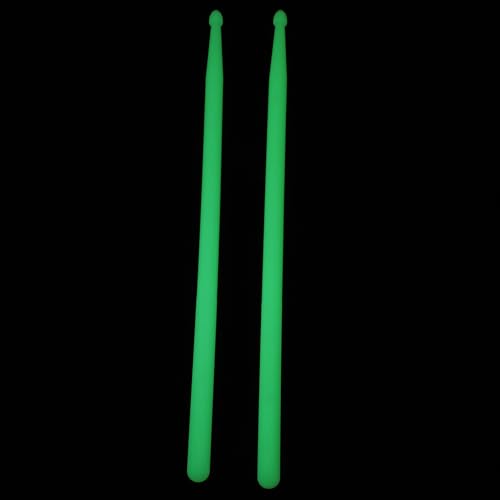2 Baquetas de Nylon con Luz LED Verde Fluorescente miniatura 1