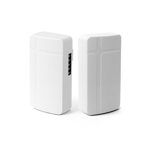 2 pezzi di piccole dimensioni ponte punto a Qualcomm Plug and Play fino a 1km IP64 impermeabile bridge ST208E 2.4 ghz wireless