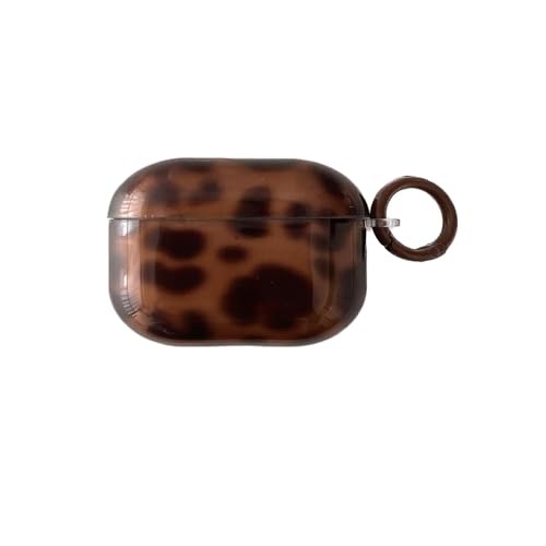 aaknhen ���킢���ׂ��b�P�[�X AirPod Pro 3(2025)�p ���I�q���E���`�[�^�[�v�����g�ی�P�[�X ����L�[�z���_�[�t�� �K�[���Y ���f�B�[�X �u���E���A���o�[ (Airpods Pro 3�A�����O)