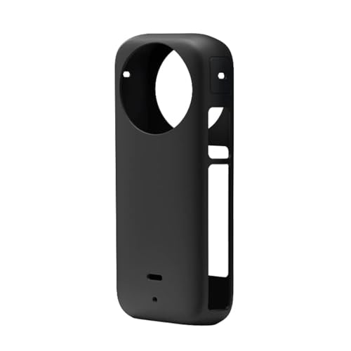 Funda protectora para cámara Insta360 X3, silicona negra miniatura 1