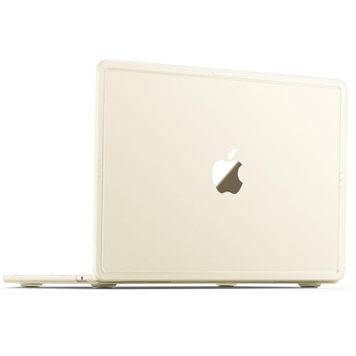 Image of Soonjet for MacBook Air 15 inch Case M5 M4 M3 M2 2026-2023 Mac Laptop Cover | Anti Crack, Matte Starlight Clear, Color Match, Fingerprint & Scratch Resistant, Protective Hard Shell, Ultra Thin & Light