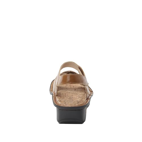 Image of Alegria Women Kelsi Cross Strap Adjustable Leather Sandal