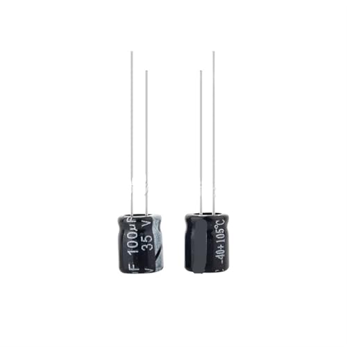 Condensateur électrolytique 35V 100uf pour supprimer les pannes d'alimentation, pack de 50