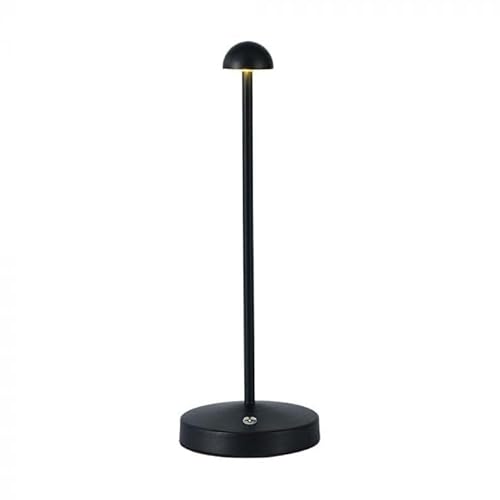 V-Tac Vt-1073 Lampada Led Da Tavolo 1.6W Cct 3In1 Colore Nero Ricaricabile Con Usb C Touch Dimmerabile 105 * 295Mm - 10328