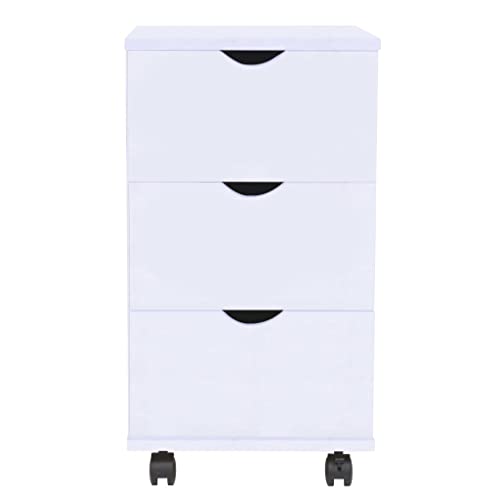 Armario auxiliar estable de 33 x 45 x 60 cm con cajones de madera 4